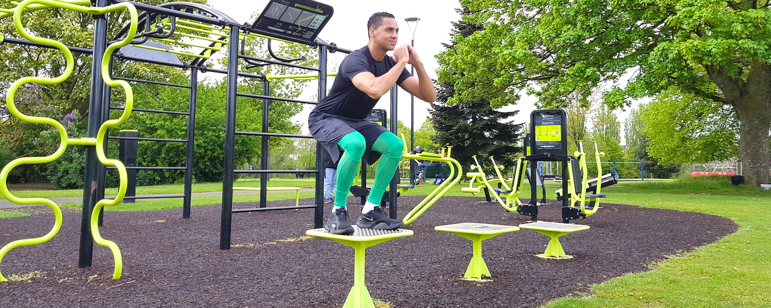 Park HIITS with TGO gyms and Marvin Ambrosius