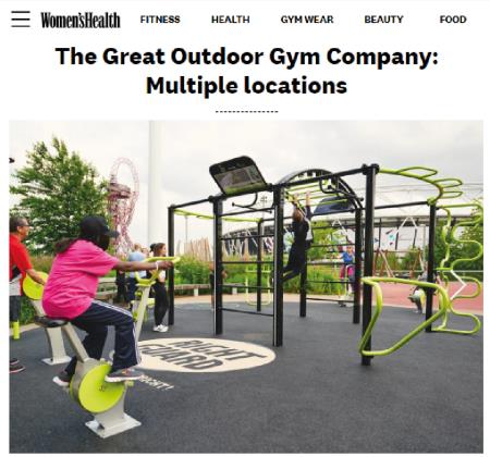TGO Outdoor Gyms voted one of tahe best in the WORLD