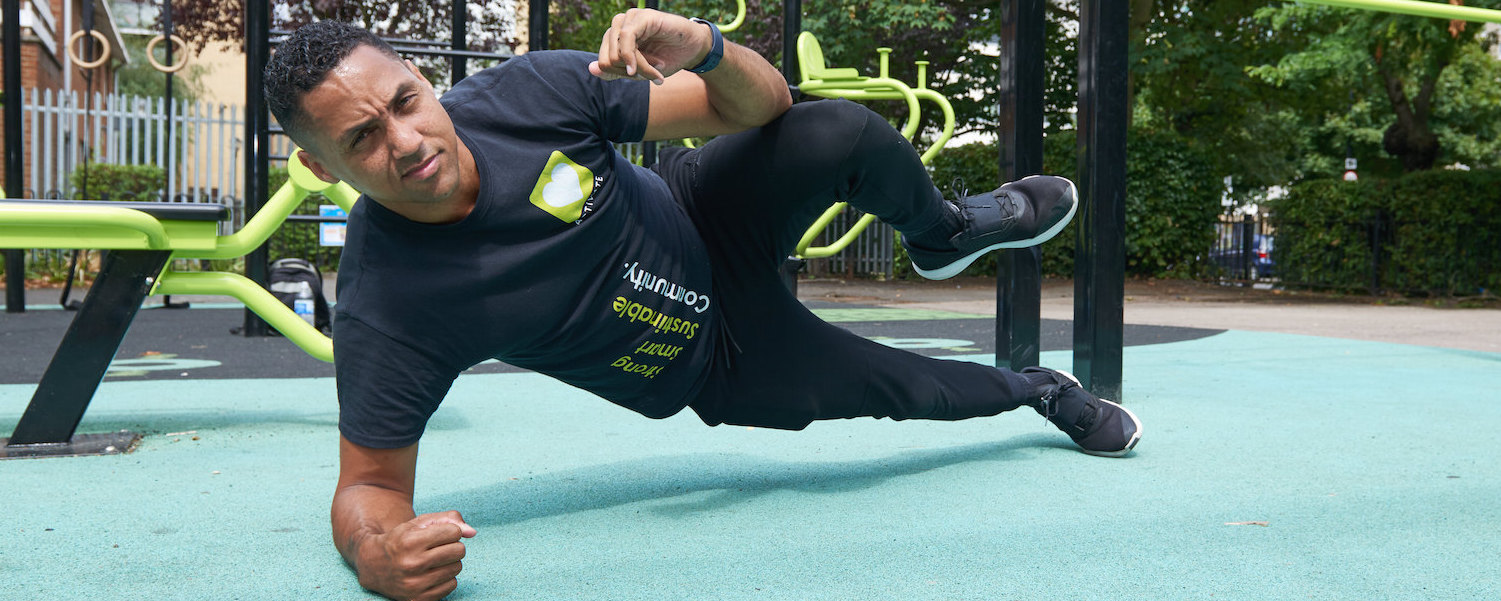 Quick HIITS in the park with Marvin Ambrosius